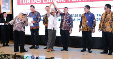 Apresiasi Kementerian ATR/BPN, Menko AHY: Tanpa Kepastian Tanah Tak Akan Ada Pembangunan